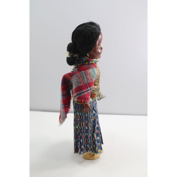 Native American Woman Doll Vintage Squaw 88450 Southwest - Picture 5 of 8
